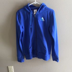 Adidas hoodie zip up sweater